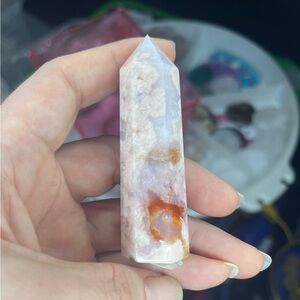 Pink Flower Agate Tower 💞